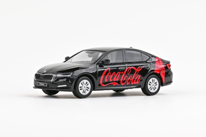 Abrex Škoda Octavia IV 1:43 Coca-Cola Červené Nápisy